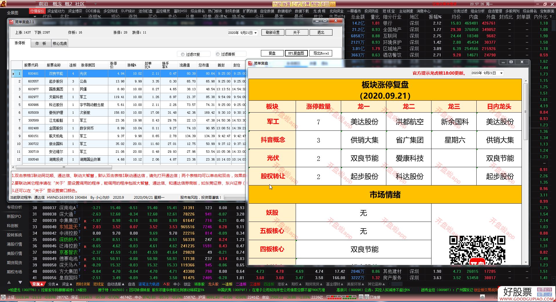 通达信MPV宝葫芦全新功能版 新前沿全景图和直播电商加（冰山订单）