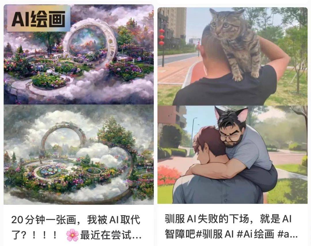 AI绘画的火热似乎跟它生产内容之精良形成强烈反差。奇形怪状的人物或者动物图片、杂乱无章的二次元图像内容，都让他能感觉细节刻画之粗糙背后，当下AI绘画内容生成可控性之差。